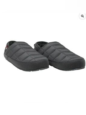 Gerry Men's Puff Solid Black Slip On Plush Fleece Lining Shoes Comfort